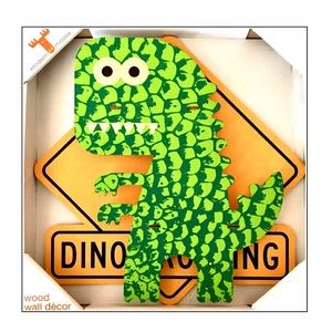 Kid’s 3D Dinosaur Wooden Wall Art by Modern Moose